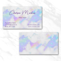 Guión de firma manuscrita Glam Holo Marble