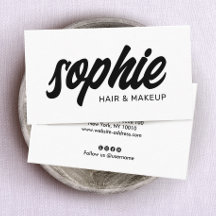 Guión de pincel escrito a mano negrita Belleza bla