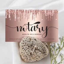 Guión de Purpurina del agente de firma notarial de