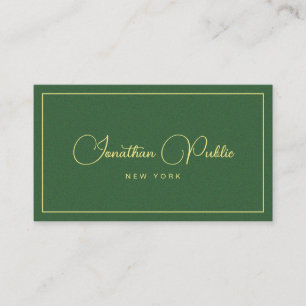 Tarjeta De Visita Guión elegante profesional Tu Personalizado Texto 
