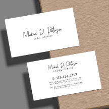 Guion manuscrito minimalista elegante profesional