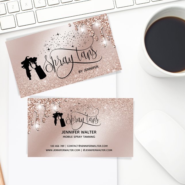 Tarjeta De Visita Guiones para pulverizar el purpurina de guiones do (Subido por el creador)
