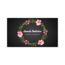 Guirnalda floral de la acuarela elegante