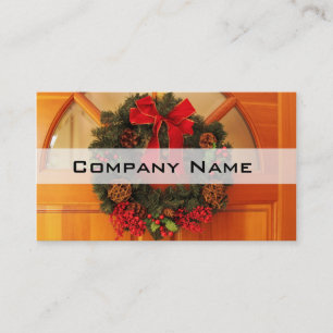 Tarjeta De Visita Guirnaldas del navidad