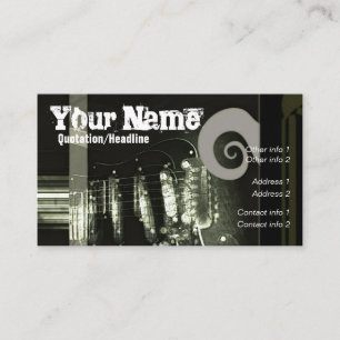 Tarjeta De Visita GUITAR "Grungee" Business card