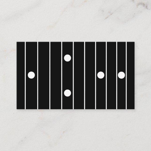 Tarjeta De Visita Guitarista Guitarra Clases de Instructor de Música (Anverso)