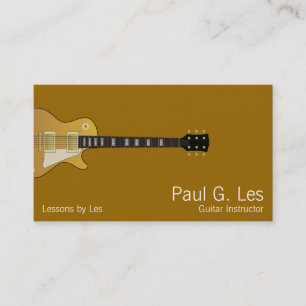 Tarjeta De Visita Guitarra