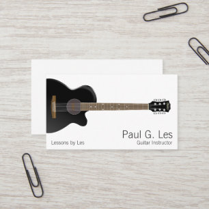 Tarjeta De Visita Guitarra