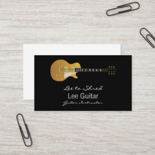 Tarjeta De Visita Guitarra