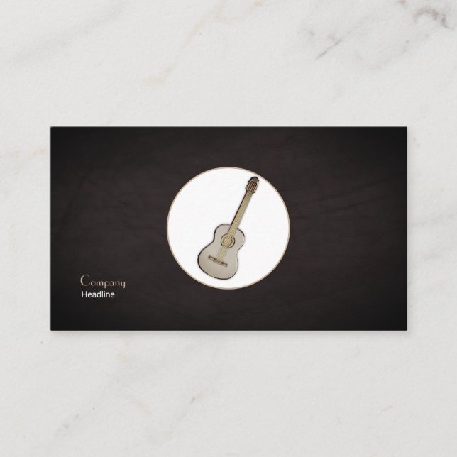 Tarjeta De Visita Guitarra (Anverso)