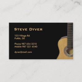 Tarjeta De Visita Guitarra