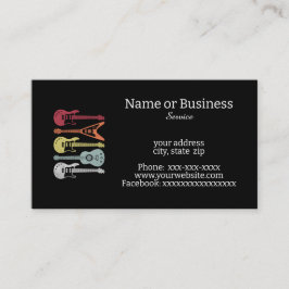 Tarjeta De Visita Guitarra