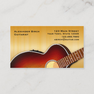 Tarjeta De Visita Guitarra
