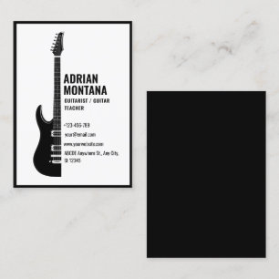 Tarjeta De Visita Guitarra