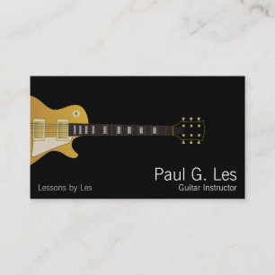 Tarjeta De Visita Guitarra