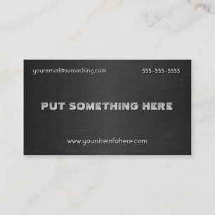 Tarjeta De Visita Guitarra acústica negra