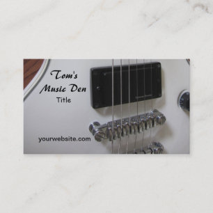 Tarjeta De Visita Guitarra eléctrica