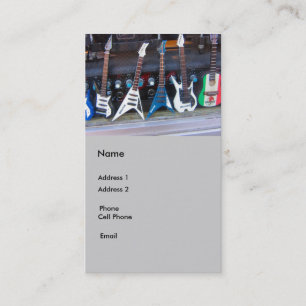 Tarjeta De Visita Guitarras