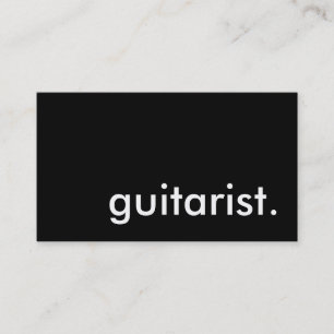 Tarjeta De Visita guitarrista.