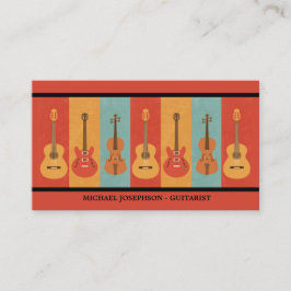 Tarjeta De Visita Guitars acústicos, eléctricos y violas