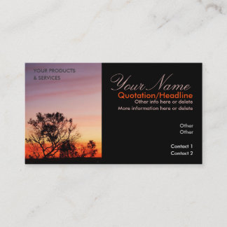 Tarjeta de visita Gully Sunset Quench