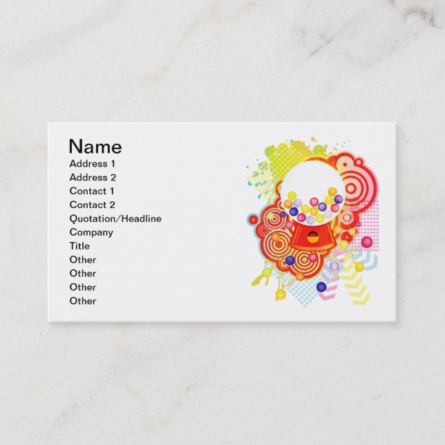 Tarjeta De Visita Gumball_Machine (Anverso)