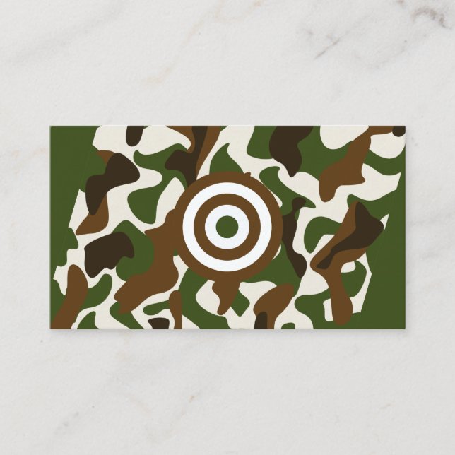 Tarjeta De Visita Gunsmith Trade Reparation Mantenimiento Caza Sumin (Anverso)