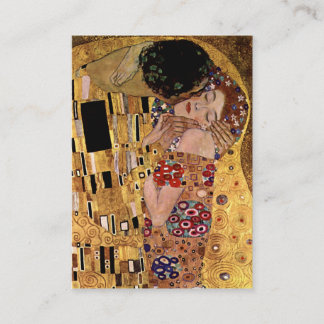 Tarjeta De Visita Gustavo Klimt: El beso (detalle)
