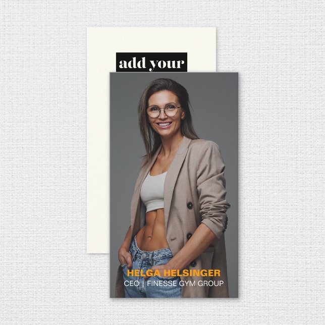 Tarjeta De Visita Gym Director Gerente entrenador personal (Subido por el creador)