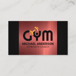 Tarjeta De Visita Gym Flex   Kettle Bell   Logo de Fitness
