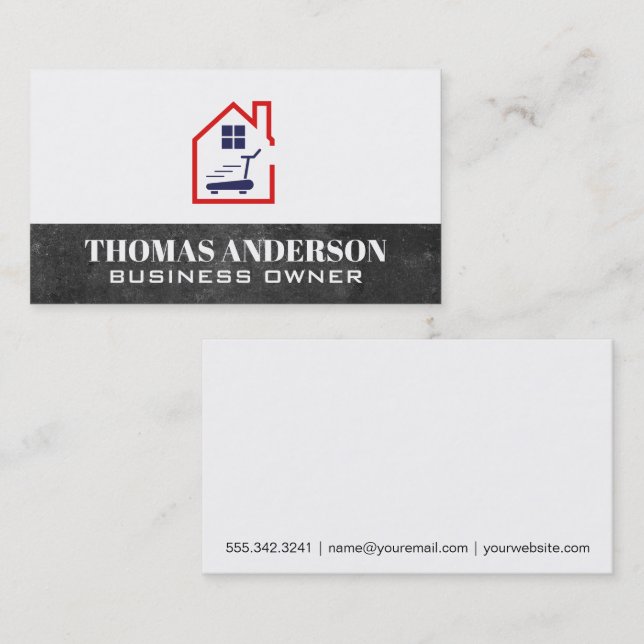 Tarjeta De Visita Gym Hogar Treadmill (Anverso / Reverso)