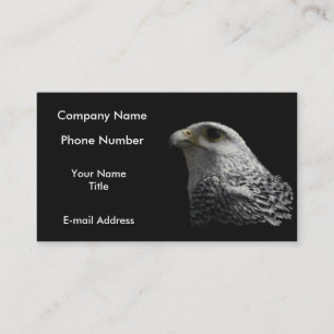 Tarjeta De Visita Gyrfalcon ártico