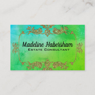 Tarjeta De Visita Habersham Elegant De Un Tiempo Pasado