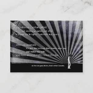 Tarjeta De Visita habitante de cavernas.