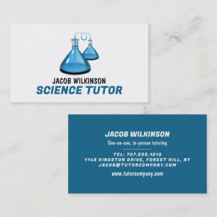 Tarjeta De Visita Hablantes de ciencia, profesor de ciencias, profes