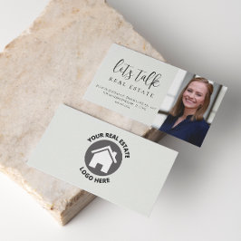 Tarjeta De Visita Hablemos de profesionales inmobiliarios