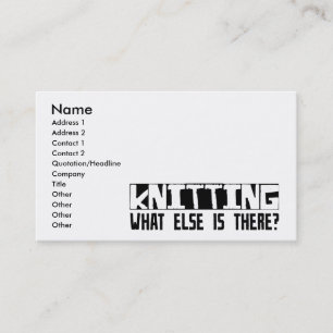 Tarjeta De Visita ¿Haciendo punto qué más está allí?