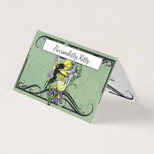 Tarjeta De Visita Hada de la Sombra Iris