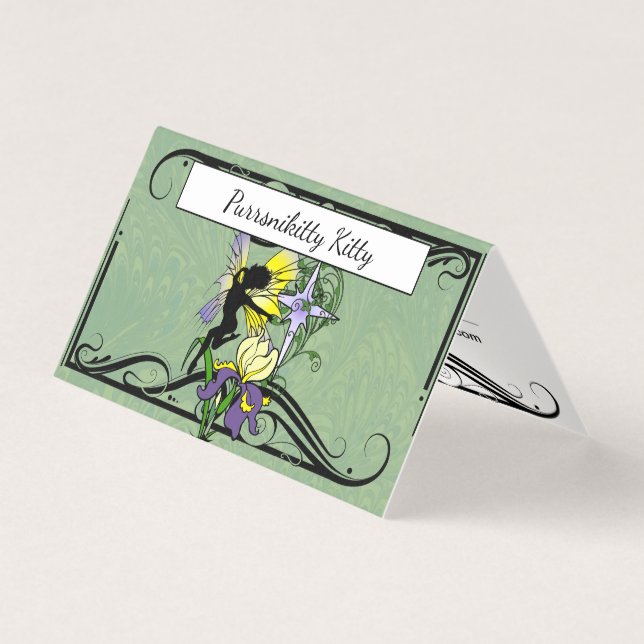 Tarjeta De Visita Hada de la Sombra Iris (Anverso)