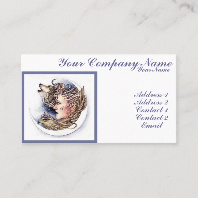 Tarjeta De Visita Hada de la tierra (Anverso)