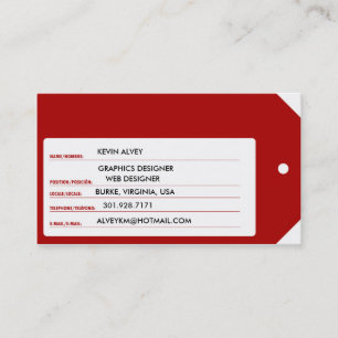 Tarjeta De Visita Hágalo usted mismo ayuda