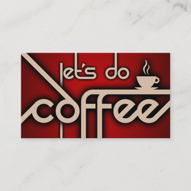 Tarjeta De Visita ¡hagamos café! (Anverso)