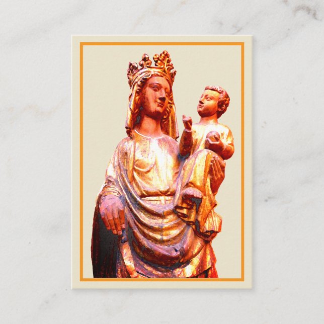 Tarjeta De Visita Hail Mary prayer (Anverso)