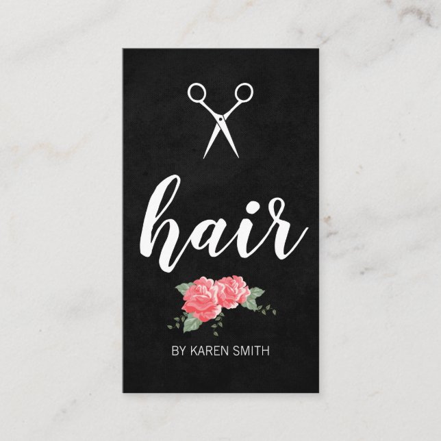 Tarjeta De Visita Hair (Anverso)