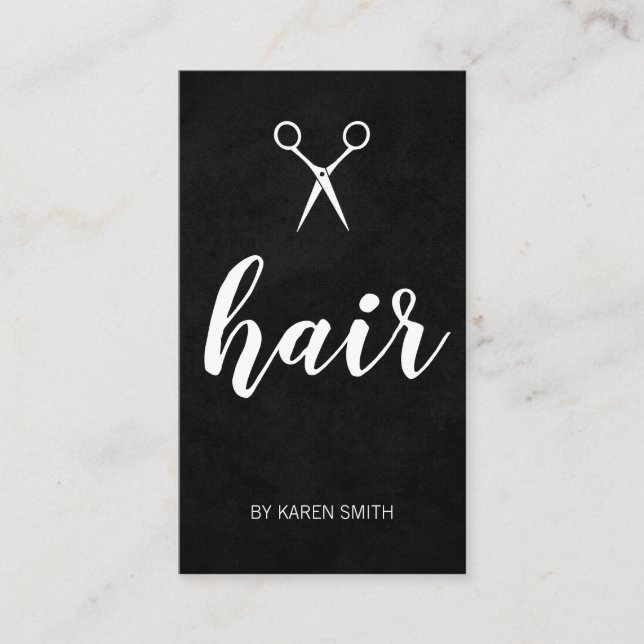 Tarjeta De Visita Hair (Anverso)