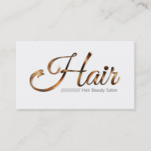 Tarjeta De Visita Hair Beauty Salon Hairdresser