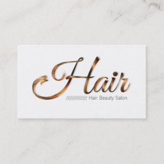Tarjeta De Visita Hair Beauty Salon Hairdresser