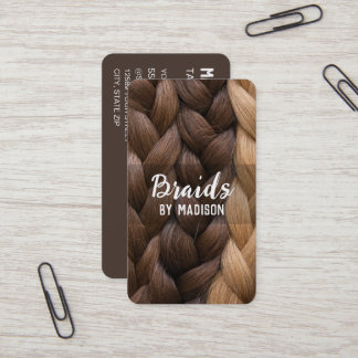 Tarjeta De Visita Hair Braider