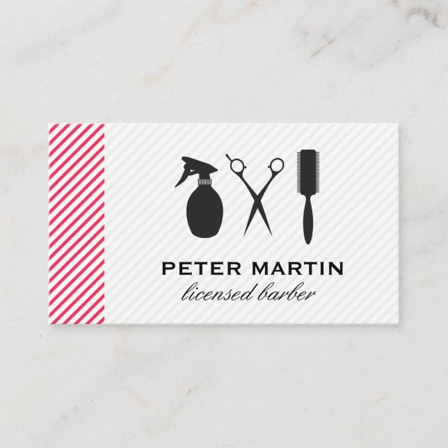 Tarjeta De Visita Hair Clippers | Barber Tools (Anverso)