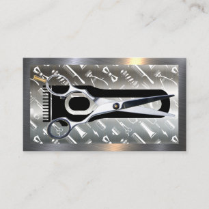 Tarjeta De Visita Hair Clippers Tijeras Barber